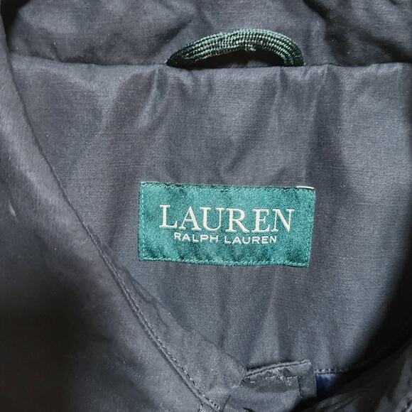 Lauren Ralph Lauren Trench Coat Women's Size 42L Preppy Timeless Water Repellent - Picture 3 of 12
